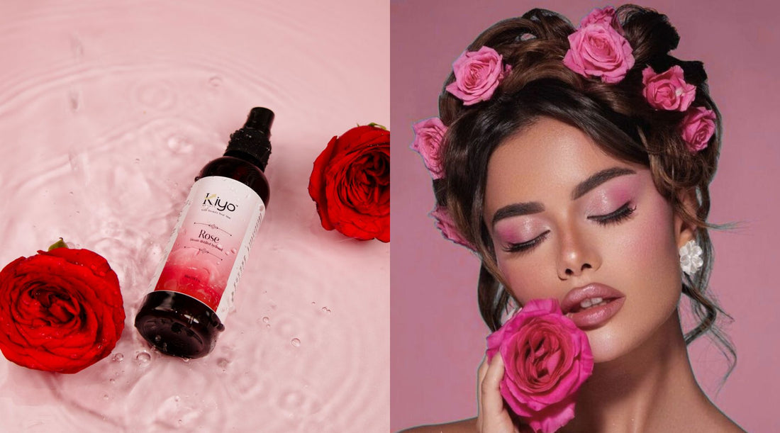 Benefits of Rose Hydrosol for Sensitive and Acne‑Prone Skin-Kiyo Beauty India