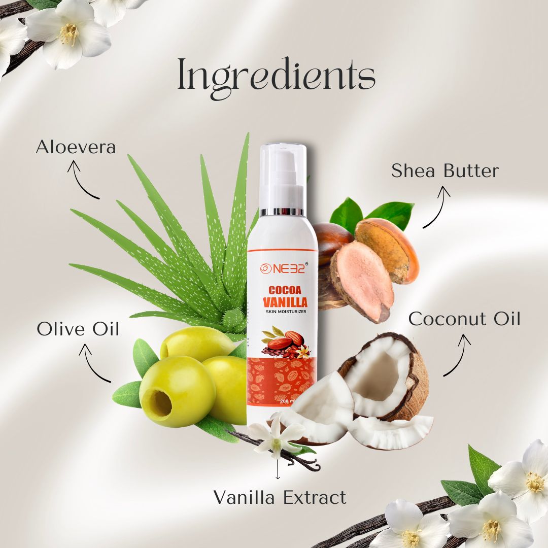NE32 Cocoa Vanilla moisturizer-Skin Care-NE32-Kiyo Beauty India