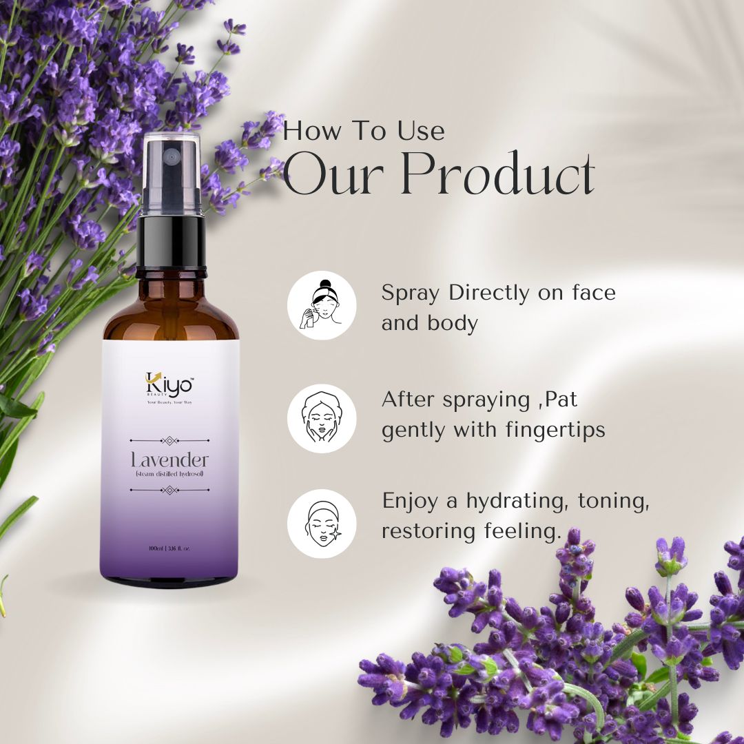 Kiyo BEAUTY Lavender Hydrosol-Hydrosol-Kiyo Beauty India-Kiyo Beauty India