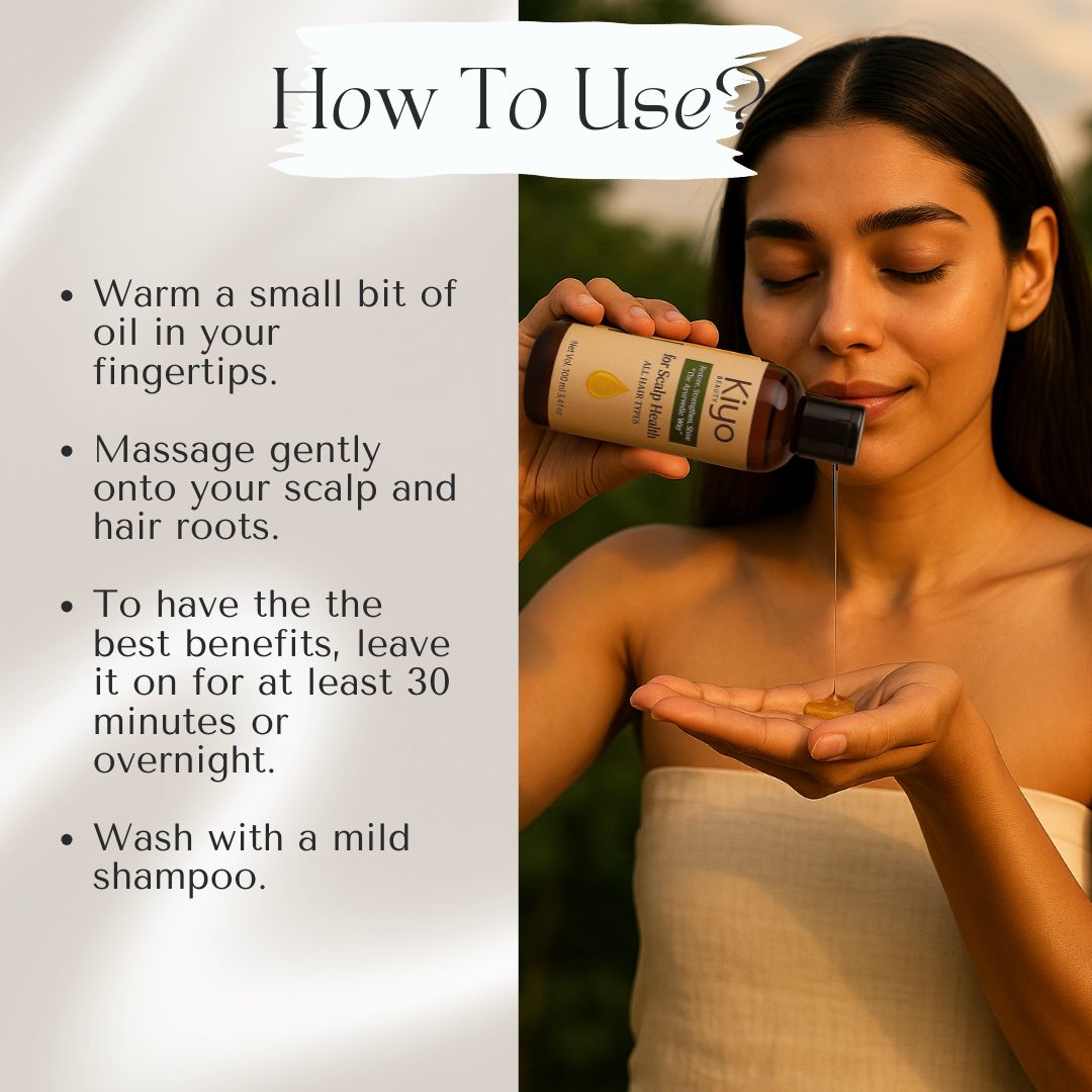 Kiyo BEAUTY Ayurvedic Hair Oil-Hair Oil-Kiyo Beauty India-100ml-Kiyo Beauty India