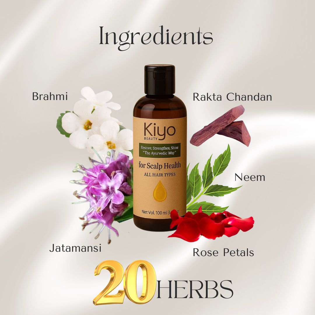 Kiyo BEAUTY Ayurvedic Hair Oil-Hair Oil-Kiyo Beauty India-100ml-Kiyo Beauty India