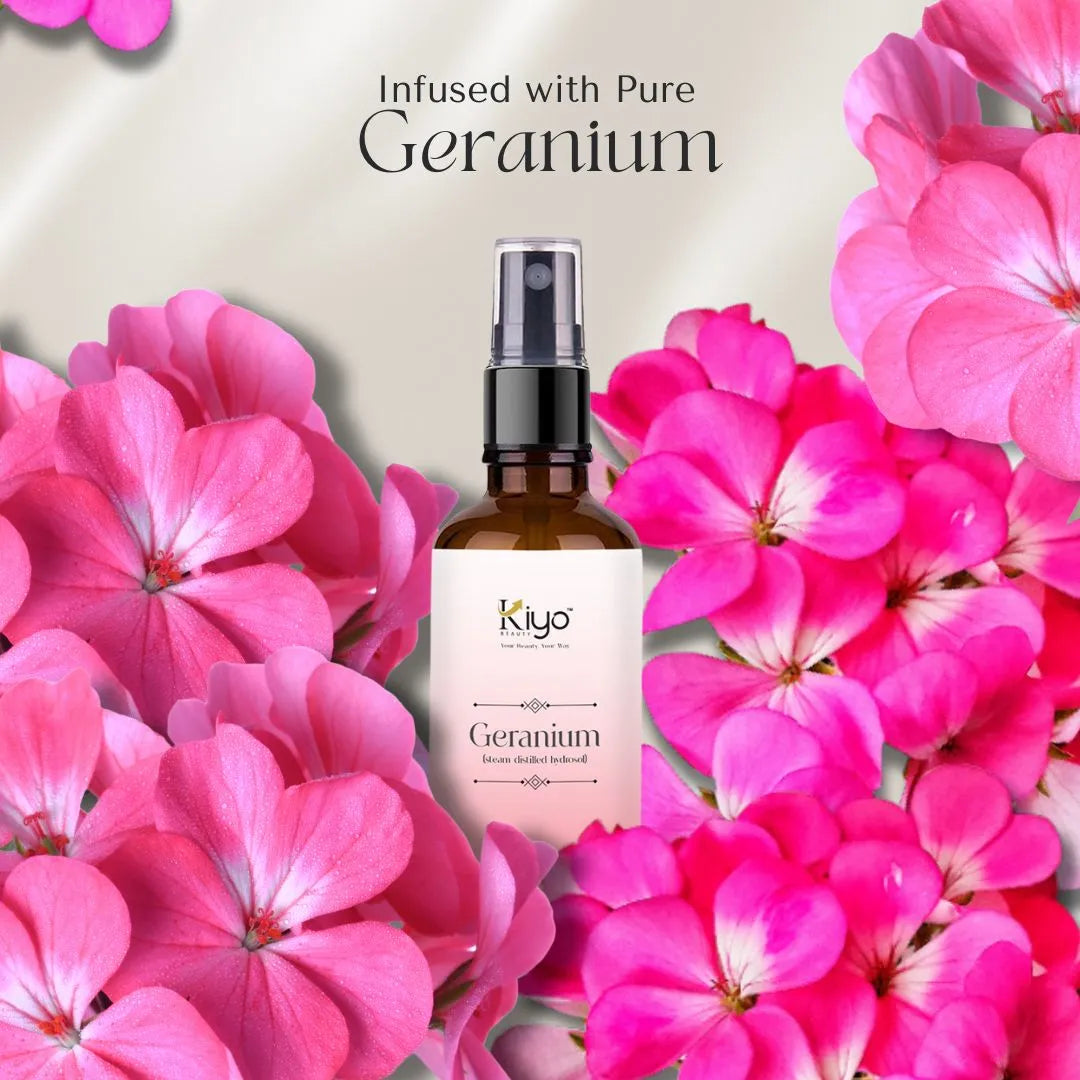 Kiyo BEAUTY Geranium Hydrosol-Hydrosol-Kiyo Beauty India-Kiyo Beauty India