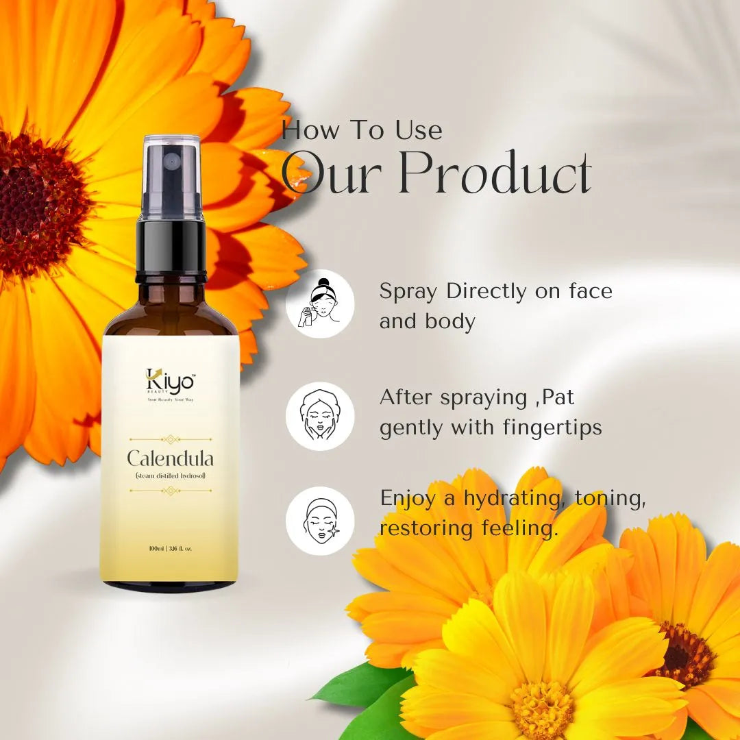 Kiyo BEAUTY Calendula Hydrosol-Hydrosol-Kiyo Beauty India-Kiyo Beauty India