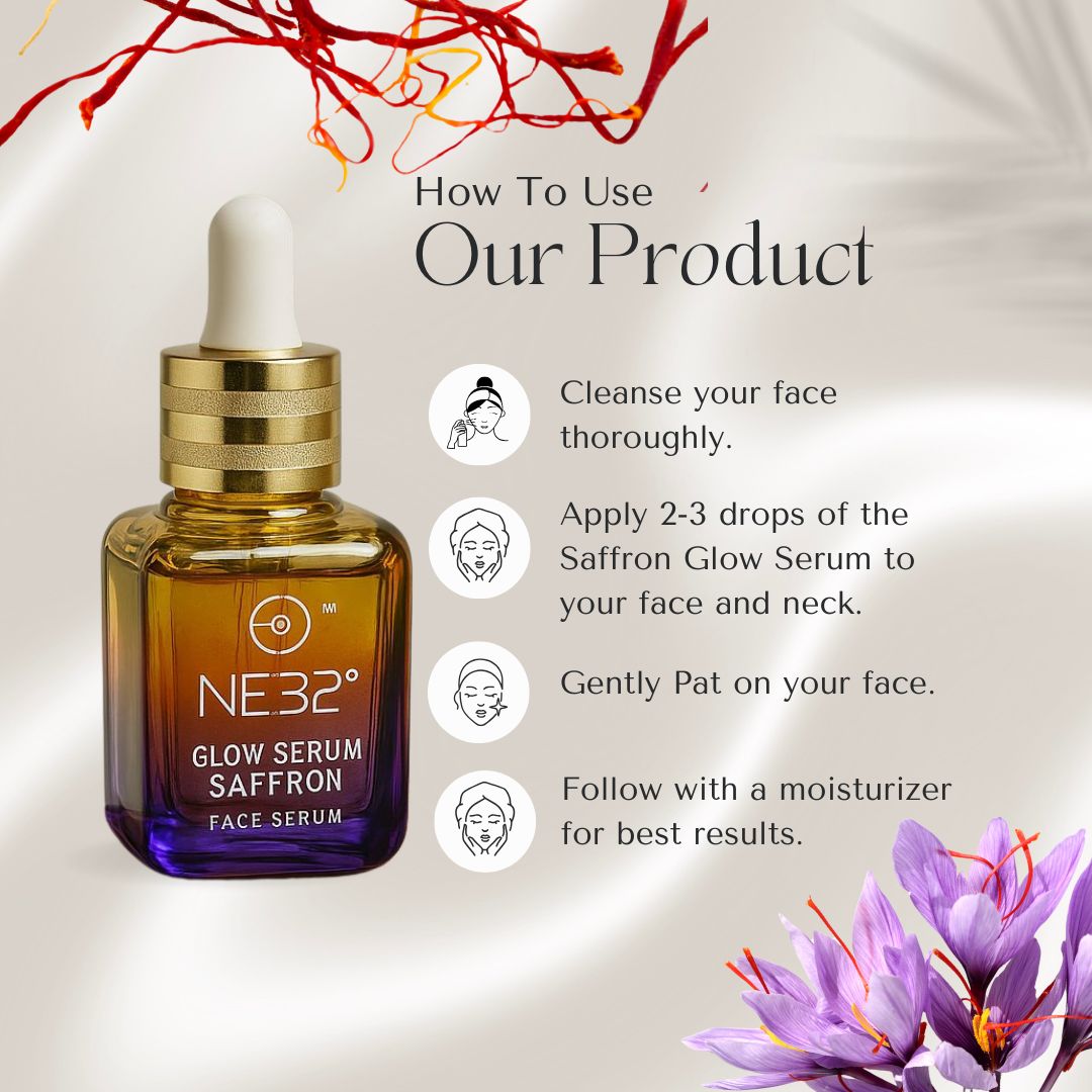 NE32 Glow Serum saffron face serum-Skin Care-NE32-Kiyo Beauty India
