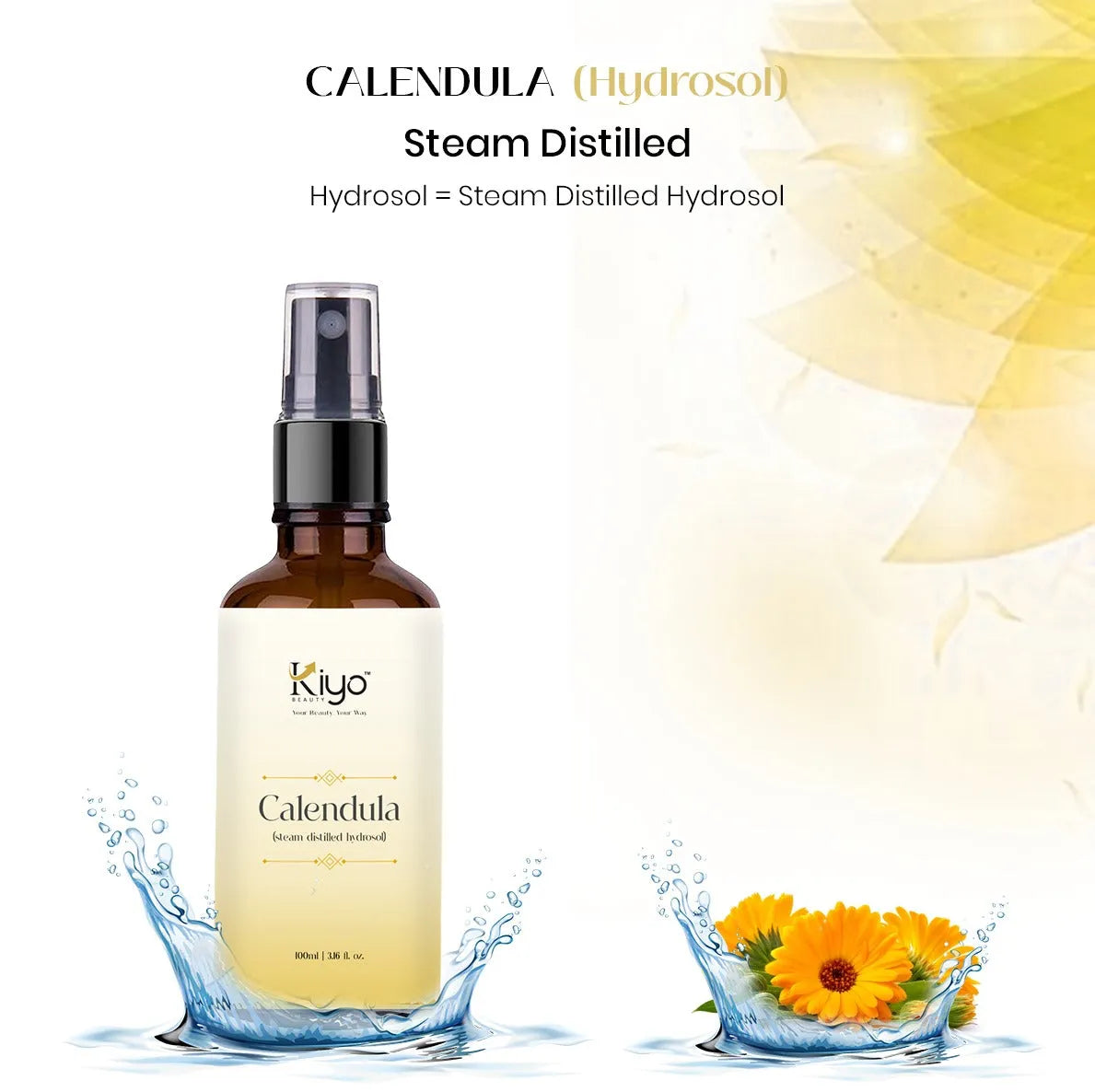 Kiyo BEAUTY Calendula Hydrosol-Hydrosol-Kiyo Beauty India-Kiyo Beauty India