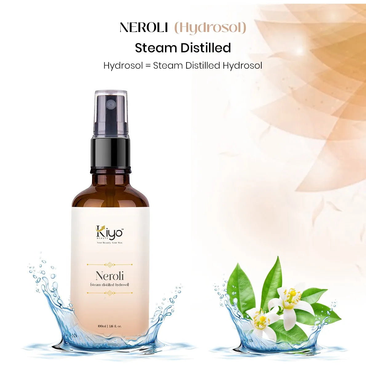 Kiyo BEAUTY Neroli Hydrosol-Hydrosol-Kiyo Beauty India-Kiyo Beauty India