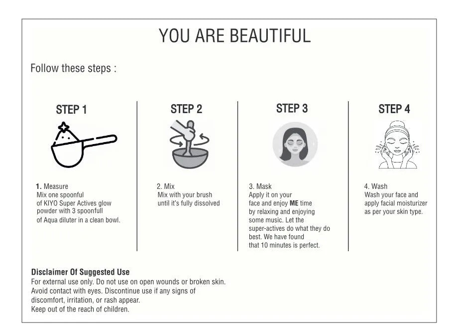 Kiyo BEAUTY Super Active Glow Kit-Kiyo Beauty India-Kiyo Beauty India
