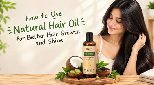 Natural Hair Oil for Hair Growth & Shine | Kiyo Beauty India