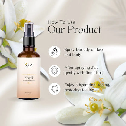 Kiyo BEAUTY Neroli Hydrosol-Hydrosol-Kiyo Beauty India-Kiyo Beauty India