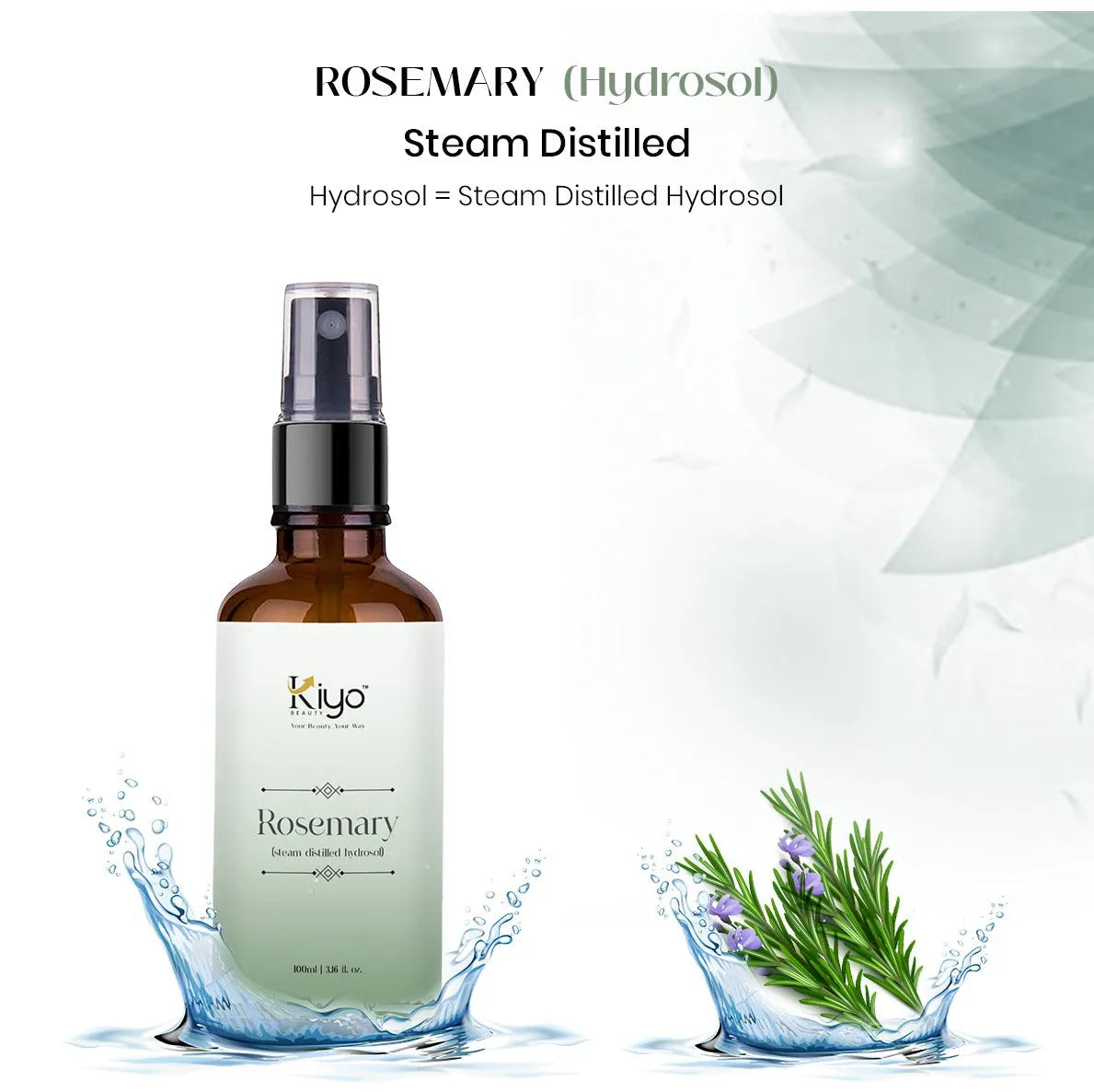 ROSEMARY HYDROSOL 100ml-Kiyo Beauty India