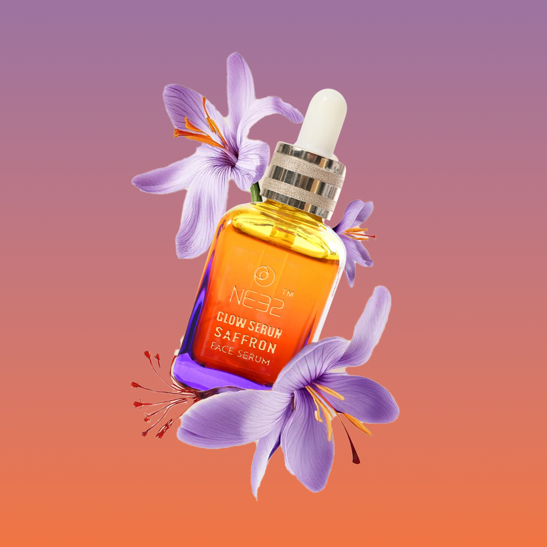 🎁 NE32 Glow Serum saffron face serum (100% off) – Kiyo Beauty India