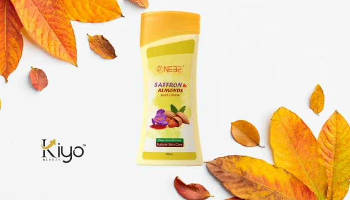 saffron almond body lotion